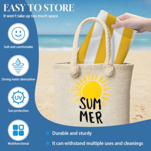 Personalized Beach Towel with Name - Custom Microfiber Pool & Vacation Towel Style B3