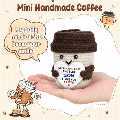Son Coffee Mug Gift from Mom Dad - Heartwarming Father's Day or Birthday Present - Variation: Son