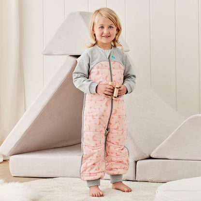 Love To Dream Warm Baby Sleep Suit - Super Soft Temp Regulating Sleeping Sack | 6-12 Mo, Pink, 2.5TOG