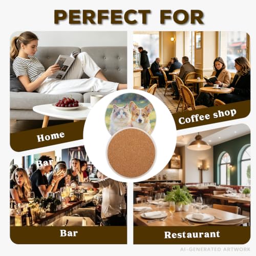 Custom Ceramic Coasters with Photo & Text - Personalized Keepsake - Variation of Custom Coasters