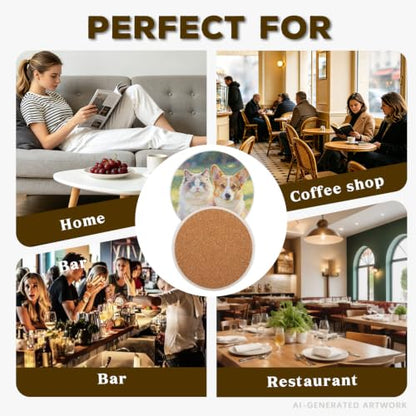 Custom Ceramic Coasters with Photo & Text - Personalized Keepsake - Variation of Custom Coasters