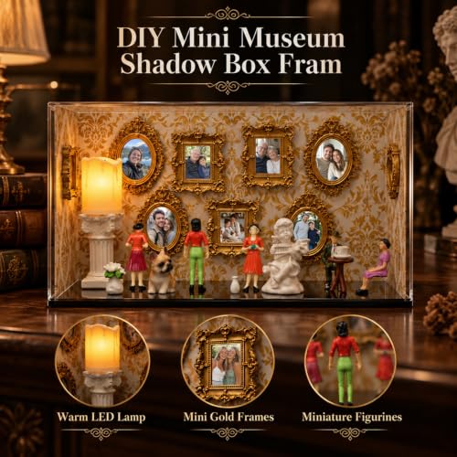 DIY Mini Shadow Box Frame Kit for Personalized Memory Display