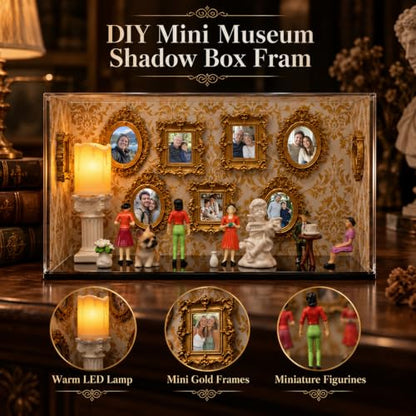 DIY Mini Shadow Box Frame Kit for Personalized Memory Display