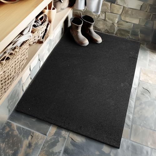 Heavy Duty Rubber Stall Mat 3x4 ft Diamond Texture - All-Purpose Gym & Utility Floor