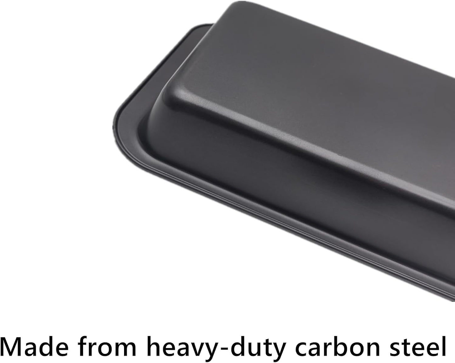 Regine Switzerland Baking Pan Set - Heavy Duty Nonstick Carbon Steel | 12.6 x 8.6 Inch for Brownies & Lasagna