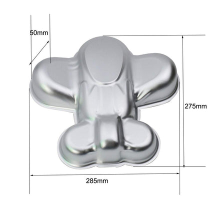 Ulalaza 3D Airplane Baking Pan Aluminum Cake Mold DIY Birthday Cake Mould Kitchen Supplies