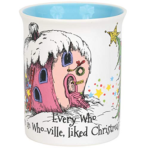 Dr. Seuss Grinch Cindy Lou Who Coffee Mug 16oz Multicolor Christmas Gift