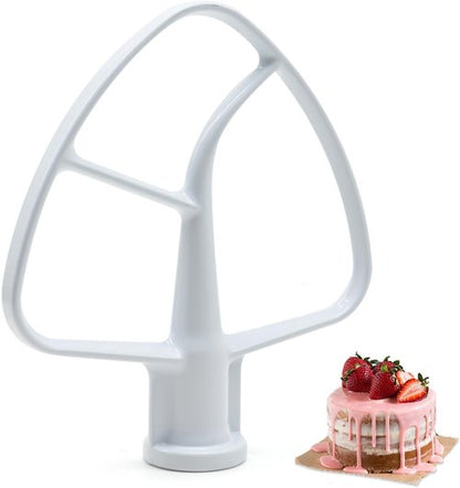 K45B Coated Flat Beater for Kitchenaid Mixer Compatible for 4.5 QT Tilt-Head Stand Mixer Fit For KSM90 K45 Kitchen Mixer Paddle Attachment