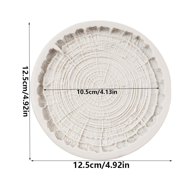 Tree Stump Silicone Mold for Cake Decorating - Style A
