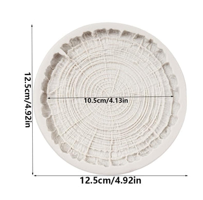 Tree Stump Silicone Mold for Cake Decorating - Style A