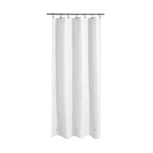 Mrs Awesome Stall Shower Curtain Liner 36x72, PEVA Plastic Shower Liner for Bathroom Lightweight & Waterproof, 36 x 72, White