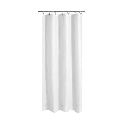 Mrs Awesome Stall Shower Curtain Liner 36x72, PEVA Plastic Shower Liner for Bathroom Lightweight & Waterproof, 36 x 72, White