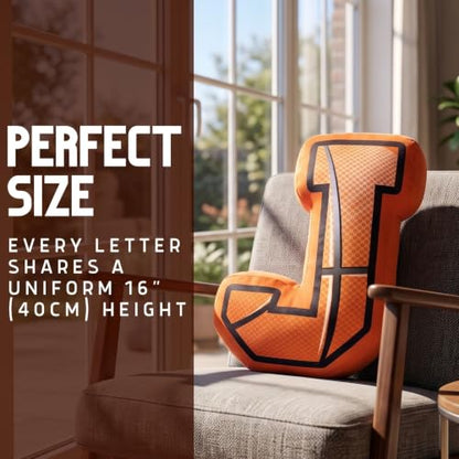 Personalized Basketball Throw Pillow - Coaches & Fans Gift, 16 Inch Plush Decor