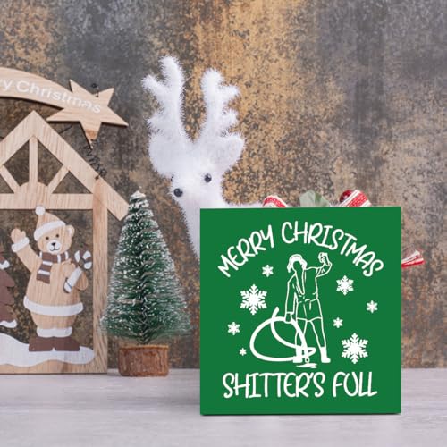 Fun Xmas Sign Christmas Vacation Decor - Istma Variation (5x5 Inches)