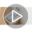 SETVSON Slim Laundry Hamper with Wheels 48L Natural Narrow Space-Saving Design