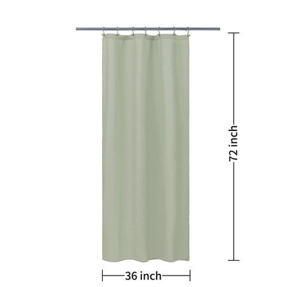 ALYVIA SPRING Stall Fabric Shower Curtain Liner Waterproof - Soft & Lightweight Small Shower Curtain with Magnets for Narrow Stall Size, Machine Washable - 36x72, Desert Sage