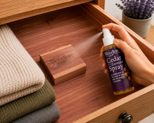 Woodlore Cedar Lavender Spray 2 Pack - Refreshes Cedar Closets & Storage