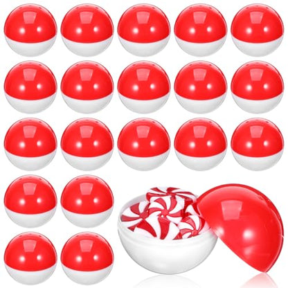 50 Pack Vending Machine Capsules - 2.7 Inch Plastic Gumball Containers for Prizes & Party Favors