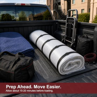 King/Cal King Mattress Vacuum Bag with Straps for Moving & Storage