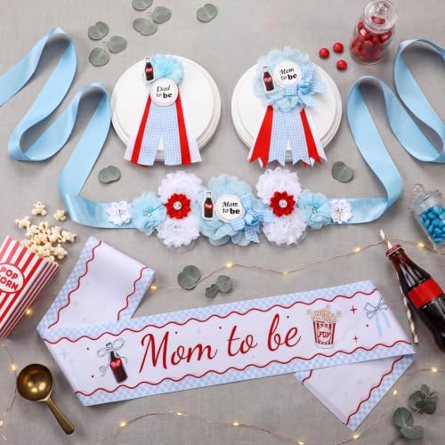 Baby Shower Decorations Set - Bluepop Theme for She's Ready to Pop