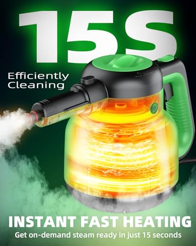 Multi-Surface Steam Mop with Detachable Handheld Cleaner 12-in-1 for Home