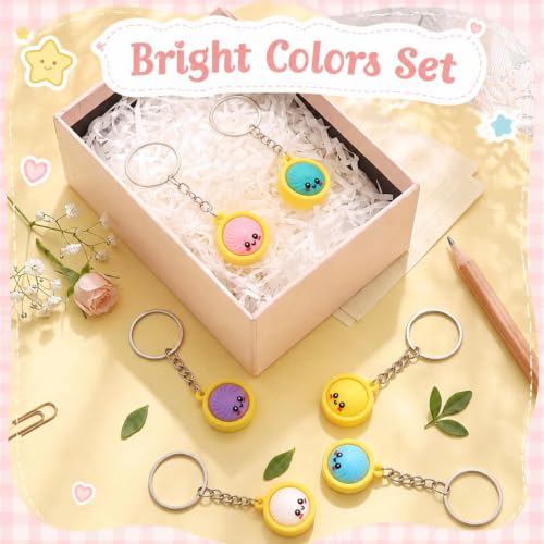 MTLEE Dumpling Keychain No Rebound Cute Charm 24 Classic Dumplings