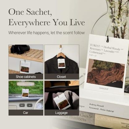 Soft Perfume Sachet - Scented Closet & Drawer Fragrance, Perfume-Grade, Made in Korea