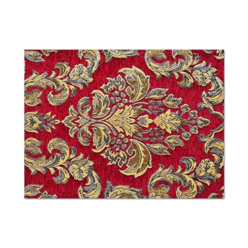 Christmas Red European Decorative Placemats Set of 6 - Luxurious Table Mats