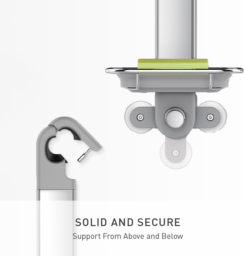simplehuman Adjustable Shower Caddy XL - Durable Stainless Steel & Anodized Aluminum Design