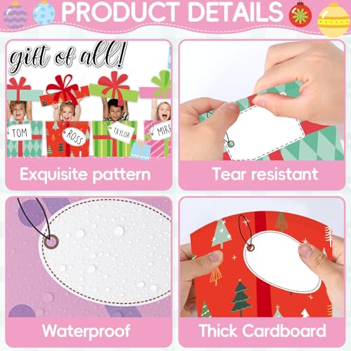 Christmas Bulletin Board Set - DIY Photo Gift Boxes & Holiday Decor - Christmas Gift Boxes Variation