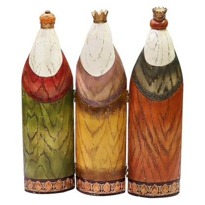 Nativity Scene 3 Wise Men Figurines Hand Painted Holiday Decor Variation 12325