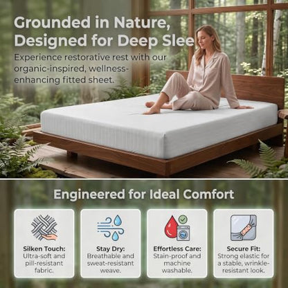 King Grounding Sheet 75% Organic Cotton + Silver, Earth Connecting Bedding