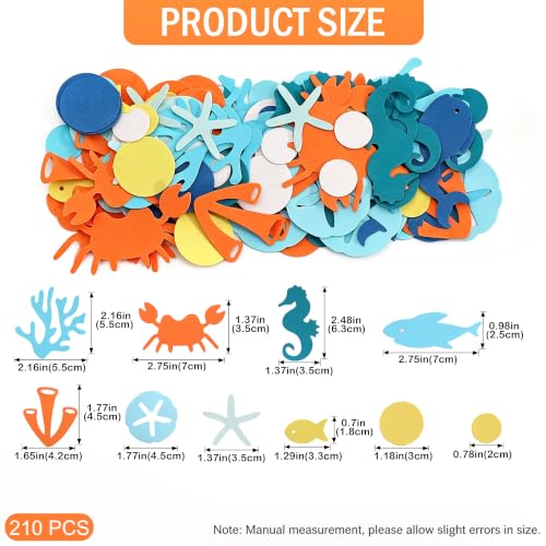 Ocean Party Confetti Table Scatter - Under the Sea Underwater Decor