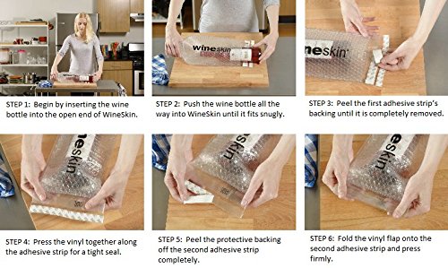 Wine Skin Wineskin Bag, 8-Pack