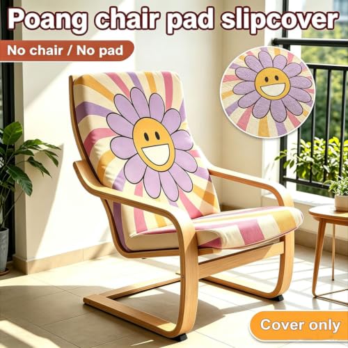 Poang Chair Cushion Cover - Stretch Slipcover for Rocking Chair - Variation D