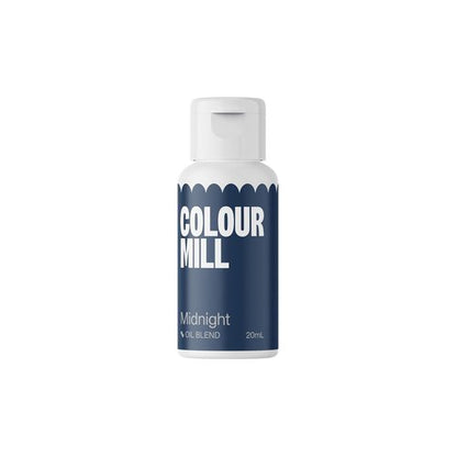 Colour Mill Oil-Based Food Coloring - Midnight Shade, 20 Milliliters | Vibrant & Versatile
