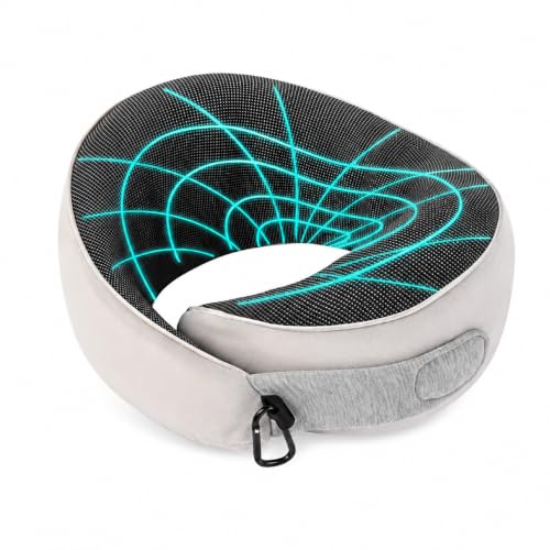Travel Neck Pillow for Airplanes and Cars - Memory Foam Support for Long Flights