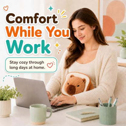 Weighted Capybara Plush Animal 5 lb for Adults, Sensory & Reusable Gift