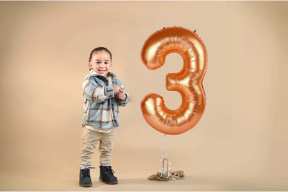 Orange Number Balloon by [Brand Name] - 40 Inch 0 Balloon for Birthday Decorations | Perfect for Parties