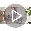 Non Slip Shower Mat 31.5 x 16 Inches Grey - TPE Bath Mat with Suction Cups