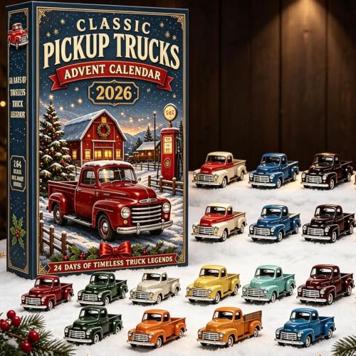 Vehicle Advent Calendar 24 Days of Classic Cars Trucks & Military Collectibles