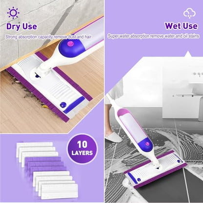 Power Mop Pads Refills for Swiffer PowerMop Multi-Surface Mopping Pad Disposable Replacement Mop Pads Compatible with Swiffer PowerMop,Safe on All Finished Floors,18 Count.