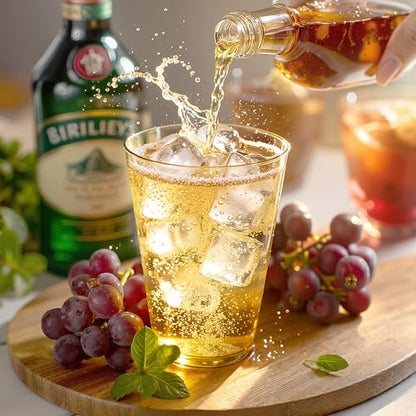 Gold Disposable Plastic Cocktail Cups 12 oz - 200 Pack - Glowserve