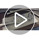 JDO High Pressure Handheld Shower Head - Silver, 6 Spray Modes