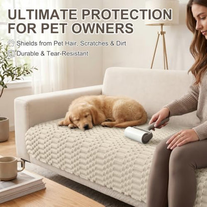 Waterproof Pet Couch Cover for Dogs - Washable Non-Slip Sofa Protector