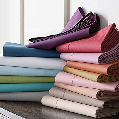Premium Hotel Quality Fitted Sheet - Luxurious Softness & Deep Pocket Design, Queen Size, White
