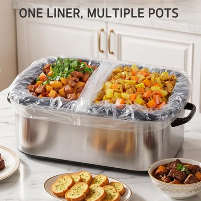 10 Count Electric Roaster Liners 18 x 34 Inch - BPA-Free Water Cooking