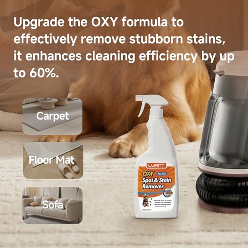 Uwant 22Kpa Carpet Cleaner Machine with Odor Eliminator Stick - Cream Latte