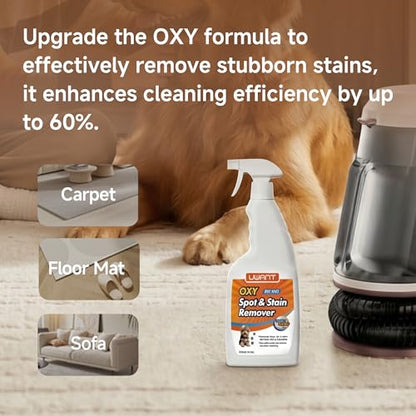 Uwant 22Kpa Carpet Cleaner Machine with Odor Eliminator Stick - Cream Latte
