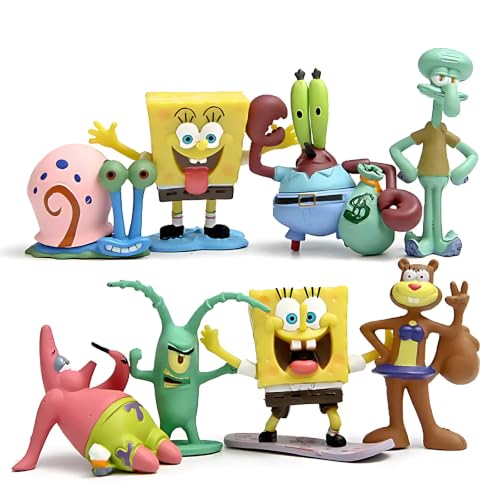 Anime Collectible Figures 8-Pack Desktop Decorations for Fans